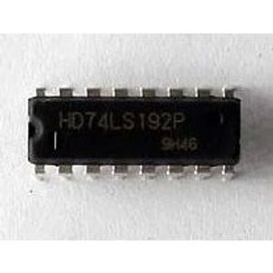 آی سی شمارنده سنکرون بالا/پایین شمار 4 بیتی BCD مدل 74LS192 پکیج DIP-16