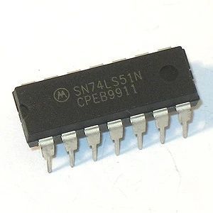 آی سی گیت منطقی AND-OR اینورت دوگانه 74LS51 پکیج DIP-14