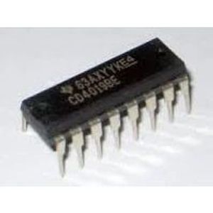آی سی سلکتور گیت AND/OR چهار بیتی CD4019BE پکیج DIP-16
