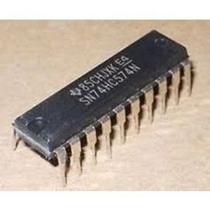 آی سی 8 عدد فلیپ فلاپ D سه حالته لبه مثبت 74HC574 پکیج DIP-20