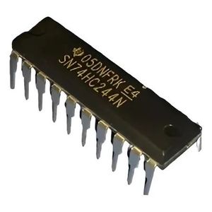 آی سی 8 عدد بافر و درایور خط سه حالته SN74HC244N پکیج DIP-20