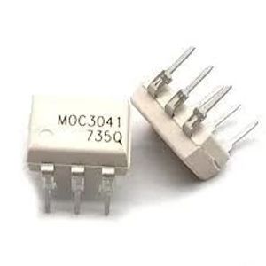 اپتوترایاک MOC3041M با مدار زیروکراس 400V پکیج DIP-6