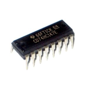 آی سی انکودر اولویت 10 به 4 مدل 74HC147 پکیج DIP-16