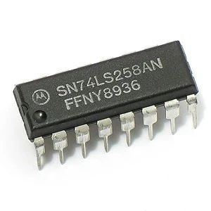 آی سی مولتی‌پلکسر 74LS258 پکیج DIP-16