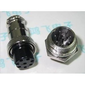 کانکتور فلزی نظامی 8 پین - GX16-8PIN