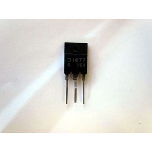ترانزیستور ولتاژ بالای 2SD1877 با دیود دمپر تیپ NPN ولتاژ 800V پکیج TO-3P