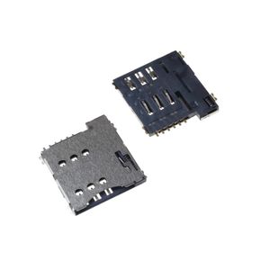 سوکت و خشاب میکرو سیم کارت 6 پین SMD مدل KH-SIM1616