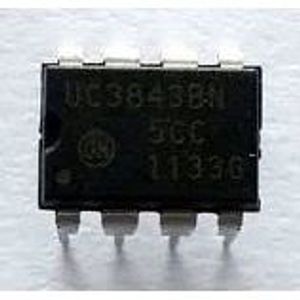 آی سی کنترلر مد جریانی PWM مدل UC3843BN پکیج DIP-8