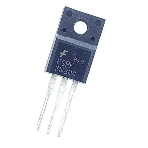 ترانزیستور ماسفت قدرت FQPF3N80C کانال N ولتاژ 800V جریان 3A پکیج TO-220F