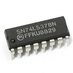 آی سی 6 فلیپ فلاپ نوع D مدل 74LS378 پکیج DIP-16