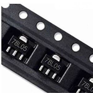 آی سی رگولاتور خطی 5 ولت 100 میلی آمپر L78L05 پکیج SOT-89