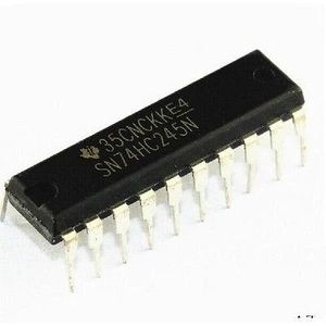 آی سی ترانسیور باس 8 بیتی سه حالته 74HC245 پکیج DIP-20