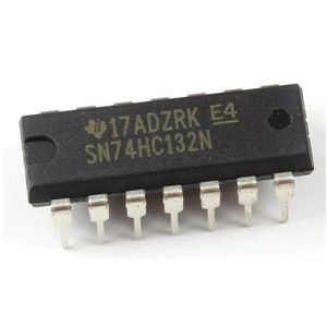 آی سی 4 عدد گیت اشمیت تریگر NAND دو ورودی 74HC132 پکیج DIP-14