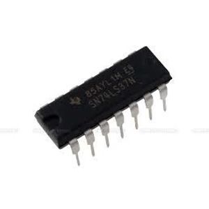 آی سی 4 عدد گیت بافر NAND دو ورودی 74LS37 پکیج DIP-14