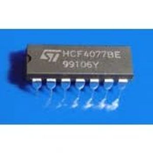 آی سی 4 عدد گیت XNOR دو ورودی مدل CD4077BE پکیج DIP-14