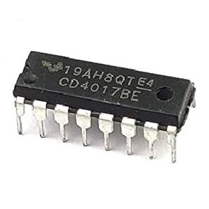 آی سی شمارنده دهدهی جانسون CD4017BE پکیج DIP-16 کپی