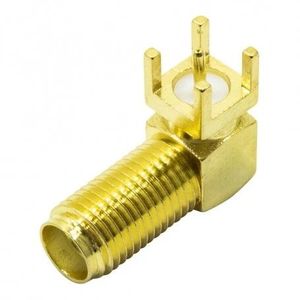 کانکتور SMA روبردی رایت رزوه بلند طول 17mm ( جک آنتن GSM ) - SMA-RA-L Female
