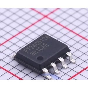 آی سی حافظه ایپرام 512 کیلوبیت FT24C512A پکیج SO-8