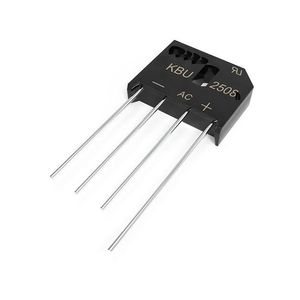 پل دیود شانه ای 25A-600V - KBU2506 تخت