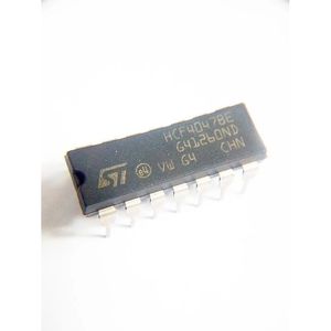 آی سی مولتی ویبراتور مونو/استابل کم مصرف CD4047BE پکیج DIP-14