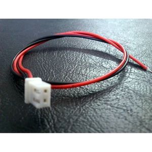 کانکتور XH-2PIN سیمدار مادگی طول سیم:30 سانتی متر XH-2PIN-F + CABLE