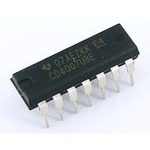 آی سی منطقی زوج مکمل ماسفت و معکوس کننده CD4007B پکیج DIP-14