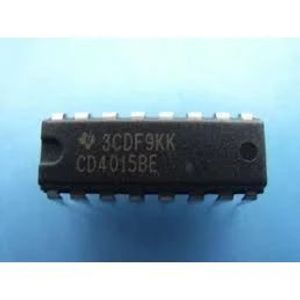 آی سی دو شیفت رجیستر 4 بیتی سریال به موازی CD4015BE پکیج DIP-16