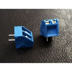 ترمینال آبی 2 پین 45 درجه - KF103-2PIN