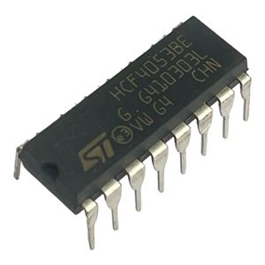 آی سی مالتی پلکسر/دی مالتی پلکسر آنالوگ 3 کانال 2 به 1 مدل CD4053BE پکیج DIP-16