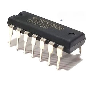 آی سی گیت منطقی OR سه ورودی 3 کانال CD4075BE پکیج DIP-14
