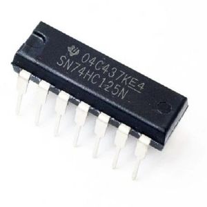 آی سی 4 عدد بافر سه حالته غیر معکوس کننده 74HC125 پکیج DIP-14