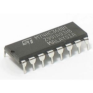 آی سی بافر 6 بیتی معکوس‌کننده 74HC368 پکیج DIP-16