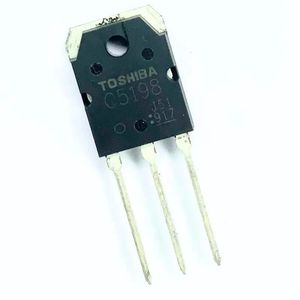 ترانزیستور قدرت صوتی 2SC5198 معمولی (کپی) تیپ NPN ولتاژ 140V جریان 10A پکیج TO-247