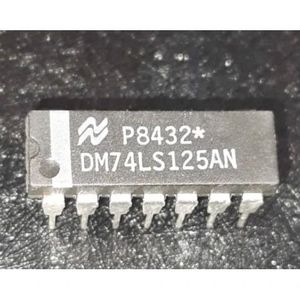 آی سی 4 عدد بافر سه حالته غیر معکوس کننده فعال با صفر 74LS125 پکیج DIP-14