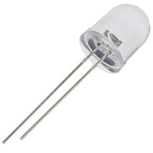 دیود White LED شفاف 10mm