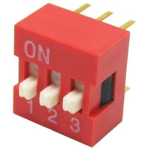 دیپ سوئیچ 3 پل روبردی مدل DIP SWITCH-03RN