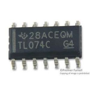 آی‌سی تقویت‌کننده عملیاتی TL074CD – SMD