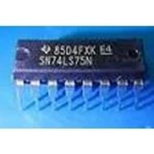 آی سی 4 عدد لچ شفاف D مدل 74LS75 پکیج DIP-16