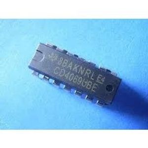 آی سی 6 عدد بافر معکوس کننده CD4069UBE پکیج DIP-14