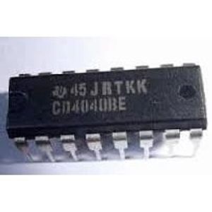 آی سی شمارنده باینری 12 بیتی مدل CD4040BE پکیج DIP-16