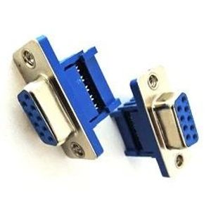 سوکت کامپیوتری 9 پین مادگی فلت خور -DB9 - DB9-F-FLAT