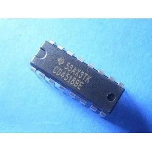آی سی شمارنده دوبل 4 بیتی BCD سنکرون CD4518BE پکیج DIP-16