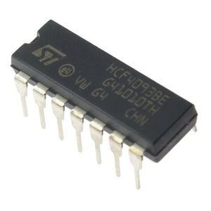 آی سی 4 عدد گیت اشمیت تریگر NAND دو ورودی HCF4093BE پکیج DIP-14