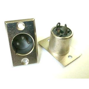 جک میکروفن کانن 3 پین نری نصبی XLR-CANNON - XLR JACK-3PIN-M