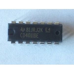 آی سی 4 عدد گیت NAND دو ورودی مدل CD4011BE پکیج DIP-14