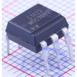 اپتوترایاک MOC3062 با مدار زیروکراس 600V پکیج DIP-6