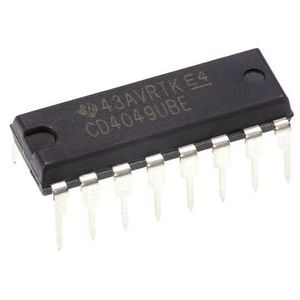 آی سی 6 عدد بافر معکوس کننده CD4049UBE پکیج DIP-16