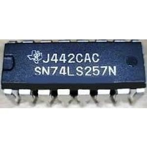 آی سی 4 عدد مالتی پلکسر 2 به 1 سه حالته 74LS257 پکیج DIP-16