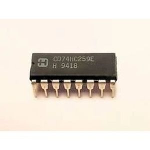 آی سی لچ 8 بیتی با قابلیت آدرس دهی 74HC259 پکیج DIP-16