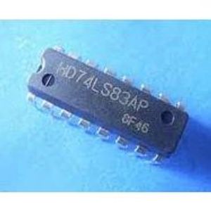 آی سی جمع کننده باینری 4 بیتی Full Adder مدل 74LS83 پکیج DIP-16